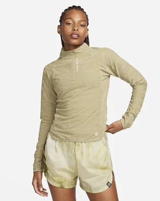 Лонгслив женский Nike 1/4 Dri-Fit Trail Yellow FB7637-276