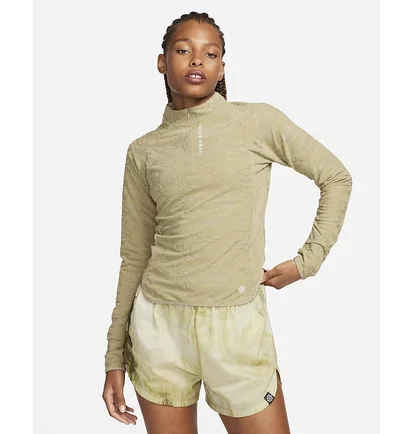 Лонгслів жіночий Nike 1/4 Dri-Fit Trail Yellow FB7637-276