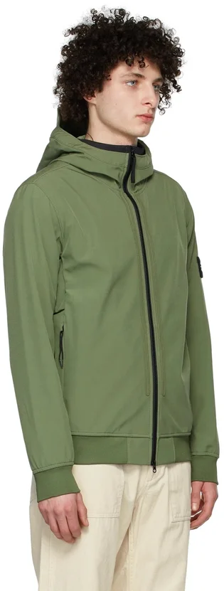 Куртка чоловіча stone island Soft Shell Olive K2S15Q100010-S0B22-V005E