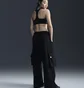 Штани жіночі Nike Sportswear Low-Rise Oversized French Terry Open-Hem Pants Black FV7512-010