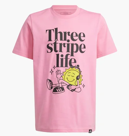 Футболка дитяча Adidas Positivity Table Graphic Pink IZ0417