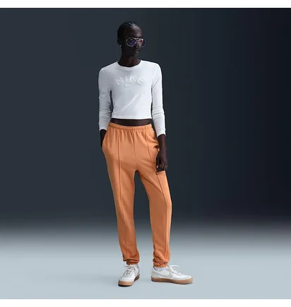 Штани жіночі Nike Nsw Chll Ft Hr Swtpnt Orange FN2434-856