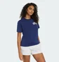 Футболка женская Adidas Collegiate Graphic Blue JV8546