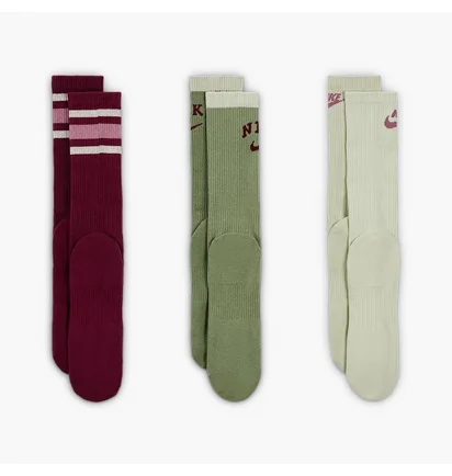 Носки Nike Everyday Plus Cushioned Crew Multi (3 пары) DX7665-901