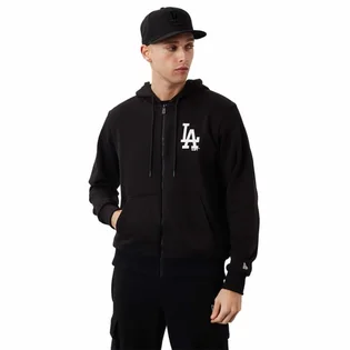 Толстовка чоловіча NEW ERA Mlb League Los Angeles Dodgers Essential Zip Hoodie Black 60284775