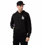 Толстовка мужская NEW ERA Mlb League Los Angeles Dodgers Essential Zip Hoodie Black 60284775