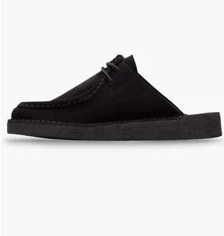 Тапочки женские Clarks Desert Nomad Black 26181109