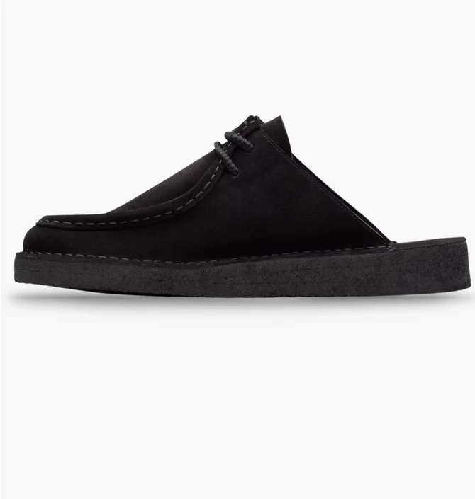 Тапочки жіночі Clarks Desert Nomad Black 26181109