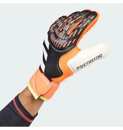 Перчатки вратарские унисекс Adidas Predator Mtc Fs Black/Orange IQ4037