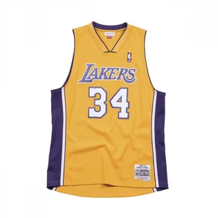 Майка чоловіча Mitchell & Ness Nba Swingman Jersey Los Angeles Lakers 1999-00 Shaquille ONeal Yellow SMJYGS18179-LALLTGD99SON