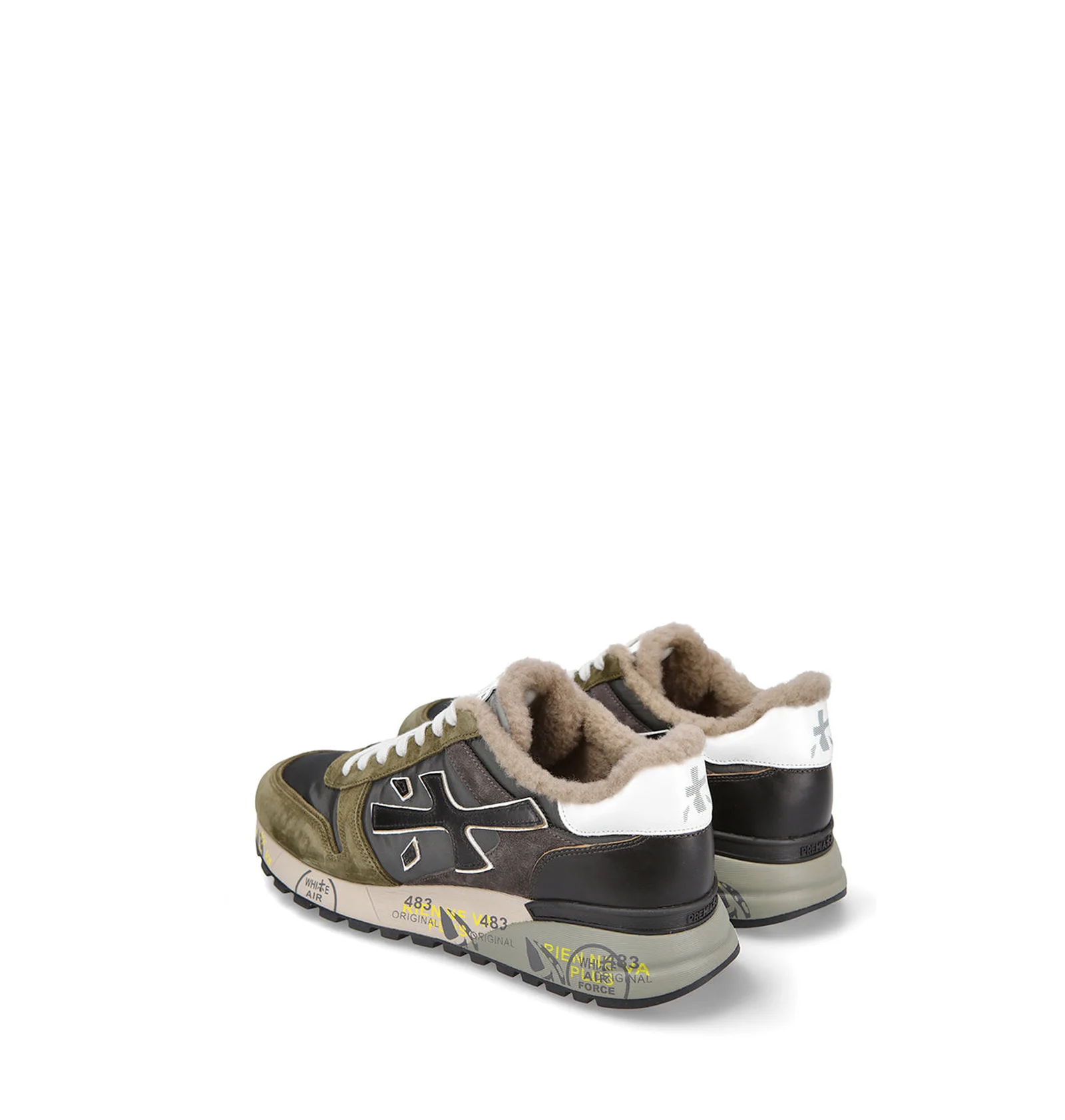 ᐉ Кросівки чоловічі Premiata Mick 6417 Black/Olive MICK6417