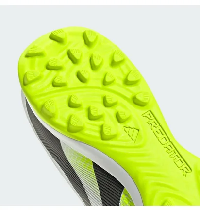 Сороконожки унисекс Adidas Predator League Turf Grey/Green JI1132