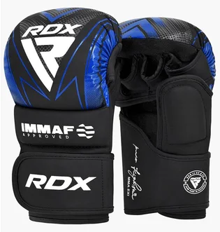 Перчатки унисекс RDX Grappling Gloves Shooter Immaf-1 Blue GSR-IMF-1U