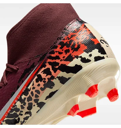 Бутси унісекс Nike Zm Superfly 10 Acdmy Fg/Mg Bordo IO8441-661