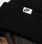 Шапка унисекс Nike Peak Waffle Knit Beanie Black FZ2123-010
