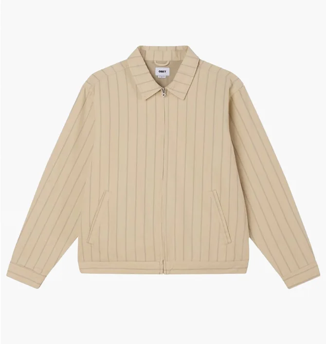 Куртка мужская Obey Stripe Beige 121800590-PEL