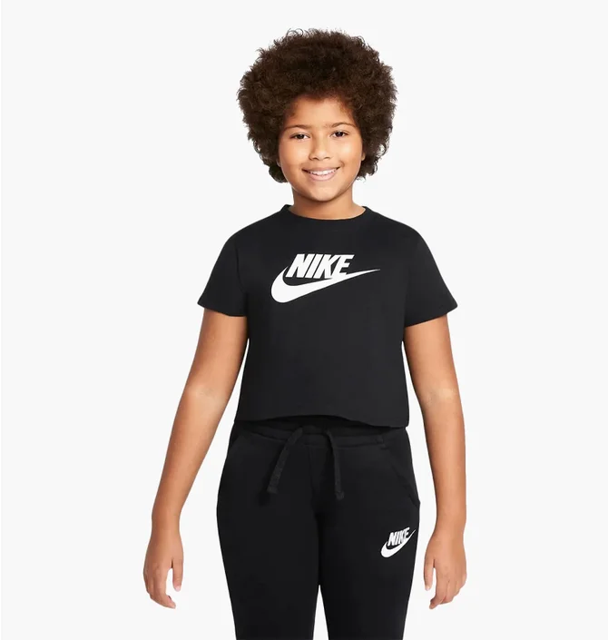 Футболка дитяча Nike G Nsw Tee Crop Futura Black DA6925-012
