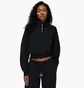 Толстовка женская Air Jordan Flight Fleece WomenS Quarter-Zip Top Black HV0326-010