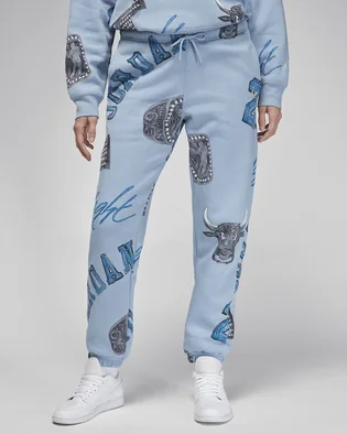 Штаны женские Air Jordan Brooklyn Fleece Light Blue FZ9981-436