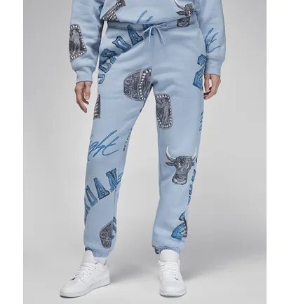 Штаны женские Air Jordan Brooklyn Fleece Light Blue FZ9981-436