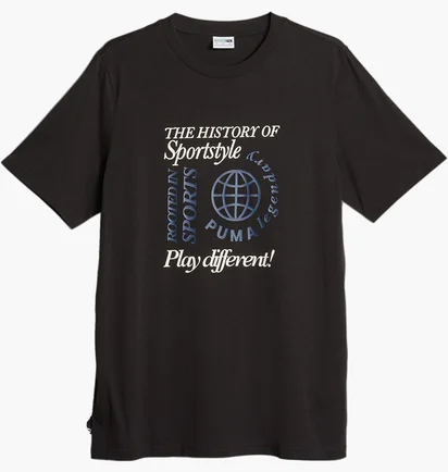 Футболка чоловіча Puma Legacy Graphic Tee Black 622735-01