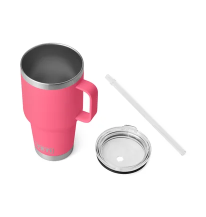 Термокружка Yeti Rambler 35Oz (1035Ml) Straw Mug Pink 70000002873