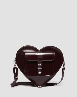Рюкзак жіночий Dr. Martens Vegan Heart Shaped Backpack Bordo AD015601