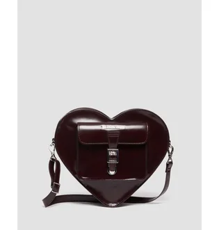 Рюкзак женский Dr. Martens Vegan Heart Shaped Backpack Bordo AD015601
