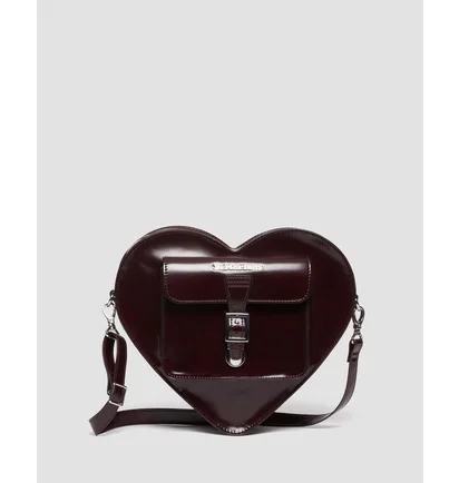 Рюкзак женский Dr. Martens Vegan Heart Shaped Backpack Bordo AD015601
