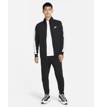 Толстовка мужская Nike Sportswear Club Brushed-Back Jacket Black DD7010-010