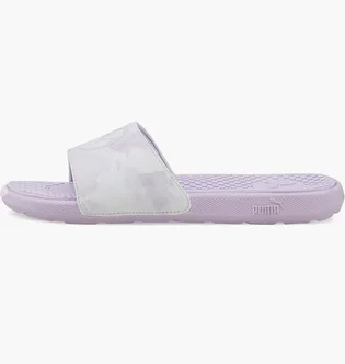 Тапочки женские Puma Cool Cat Hazy Summer Wns Lavender Fog White 384125-01
