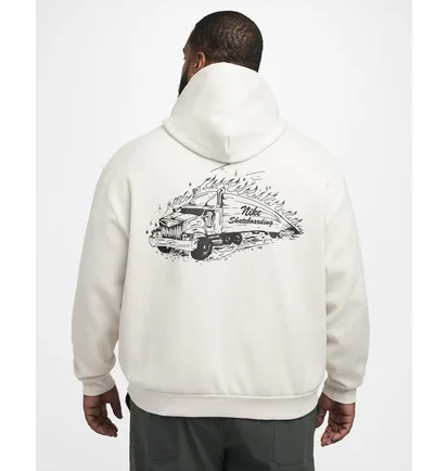 Худи унисекс Nike Sb Skate Fleece Hoodie White FV7380-104