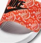Тапочки жіночі Nike Victori One Slide Print White/Orange Cn9676-800