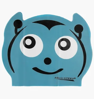 Шапочка для плавания детская Aqua speed Zoo Ufo Latex 5766 Turquoise 116-UFO