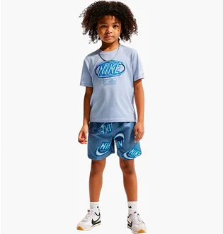 Набор: футболка, шорты Nike Club Blue/Light Blue 86N878-U1T