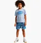 Набір: футболка, шорти Nike Club Blue/Light Blue 86N878-U1T