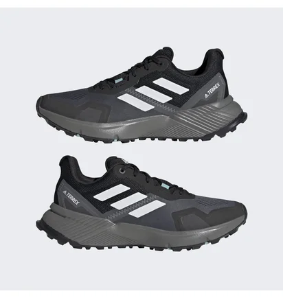 Кроссовки женские Adidas Terrex Soulstride Trail Running Shoes Black/Grey Fy9256