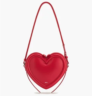 Сумка женская JW PEI Arlene Heart Shaped Bag Red BB2024BG97368JWP