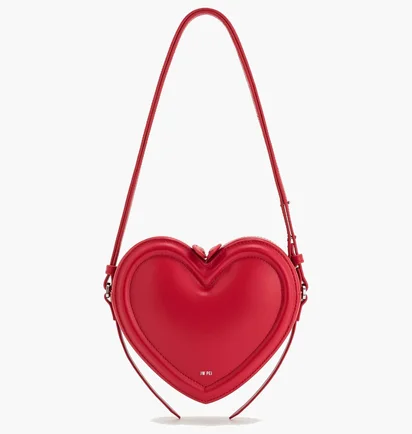 Сумка жіноча JW PEI Arlene Heart Shaped Bag Red BB2024BG97368JWP
