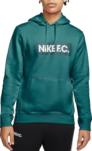 Худи мужское Nike Hooded Sweatshirt M Nk Fc Essntl Flc Hoodie Po Turquoise CT2011-300