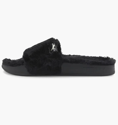 Тапочки женские Puma Leadcat 2.0 Fluff Slide Sandals Black 385803-01