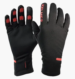 Перчатки вратарские мужские Kelme Thermal Gloves Black 9886405.9009
