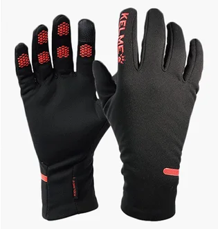 Перчатки вратарские мужские Kelme Thermal Gloves Black 9886405.9009