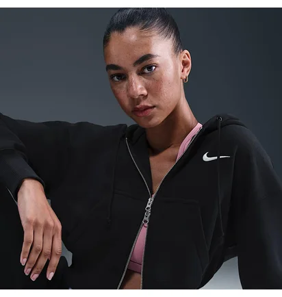 Толстовка жіноча Nike Sportswear Phoenix Fleece Black HV2426-010