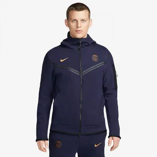 Толстовка мужская Nike Paris Saint-Germain 23/24 Nsw Tech Fleece Hoodie Fzwr Blue DV4827-498