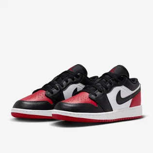 Кроссовки детские Air Jordan 1 Low Older White/Red 553560-161