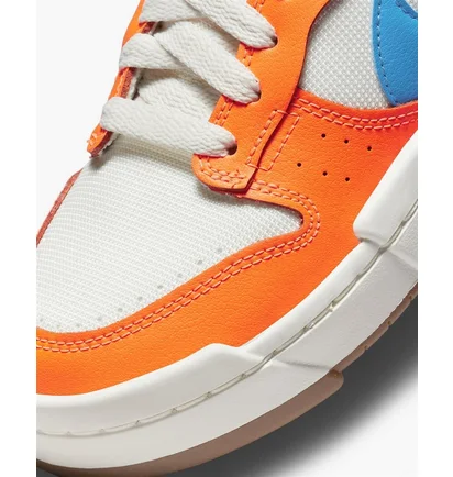 Кросівки жіночі Nike Dunk Low Disrupt Orange/White CK6654-104