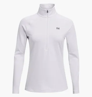 Кофта женская Under Armour 1/2 Zip White 1368699-100