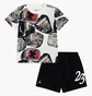 Спортивний костюм дитячий Air Jordan Mvp Ring Short Set White/Black 85D659-023
