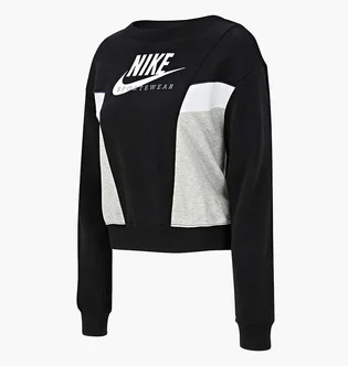 Світшот жіночий Nike W Nsw Heritage Crew Flc Black CZ8598-010